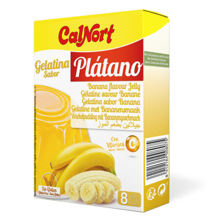 GELATINA SABOR BANANA CALNORT